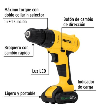 Kit Taladro 12v + 128 Accesorios Maletín – Pintureria Metropolitana