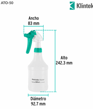 Cargar imagen en el visor de la galería, ATOMIZADOR DE 1/2 LITRO, KLINTEK 55937 N
