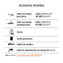 Cargar imagen en el visor de la galería, SOLDADORA INVERSORA 130A, BI-VOLTAJE 127/220V, TRUPER 11787 P
