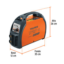 Cargar imagen en el visor de la galería, SOLDADORA INVERSORA 130A, BI-VOLTAJE 127/220V, TRUPER 11787 P
