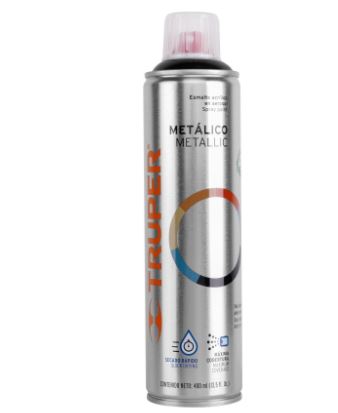 NextAcril - Pintura acrílica en aerosol Brillante con excelente adherencia  en plástico RAL 9005 Negro intenso ES