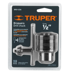 BROQUERO DE 1/2'' CON LLAVE, TRUPER 16478 P