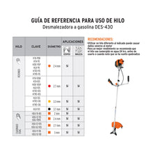 Cargar imagen en el visor de la galería, DEZMALEZADORA A GASOLINA 43CC MANGO &#39;&#39; BICI&#39;&#39;, 18&#39;&#39; CORTE
