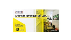 LETRERO LUMINOSO LEDS PIZZA 246-420 N