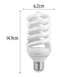 LÁMPARA ESPIRAL T4 24 W LUZ DE DÍA EN BLÍSTER, VOLTECK 48215 P