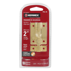 PASADOR DE LATON 2" HERMEX 43724 P